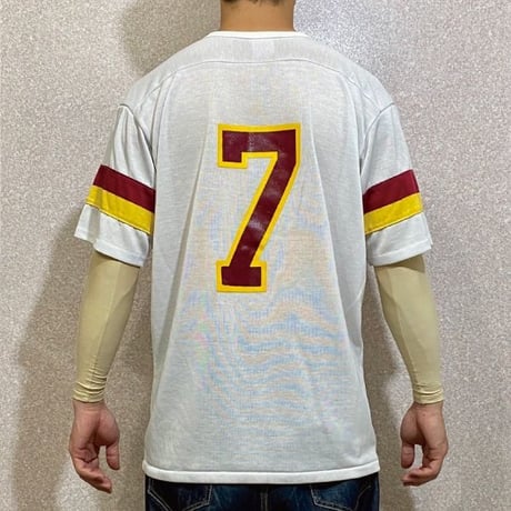「Rawlings(ローリングス)」ワシントン レッドスキンズ フットボールチーム NFL 7 USA製 ジャージ Tシャツ [2001017]