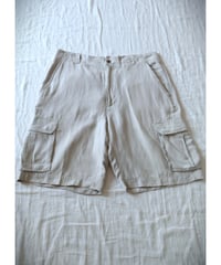90's~00's　Silk×Linen　Cargo Shorts