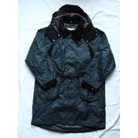 norbi × BARBOUR Long Wax Jacket (Sage)