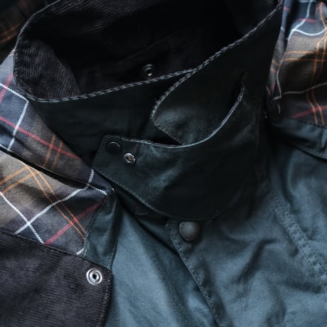 norbi × BARBOUR Long Wax Jacket (Sage)