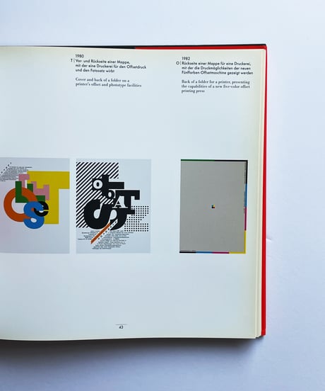 Siegfried Odermatt & Rosmarie Tissi: Graphic design　オーデルマット&ティッシ
