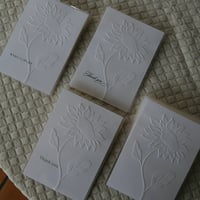 ひまわりのエンボス Thank you card