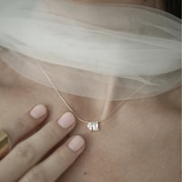 BEZEL DUO PENDANT NECKLACE　【A.B.ELLIE / STUDIO BRIDE】