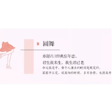 【小説】 圆舞  　著者：亦舒