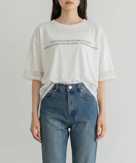 メッシュレイヤードＴシャツ