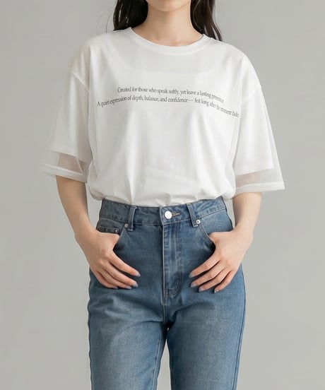 メッシュレイヤードＴシャツ