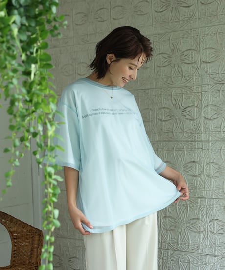 メッシュレイヤードＴシャツ