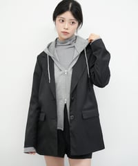 フーディーレイヤードジャケット