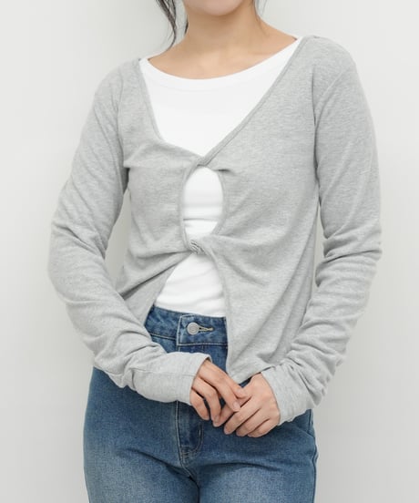 ツイストカットソー
