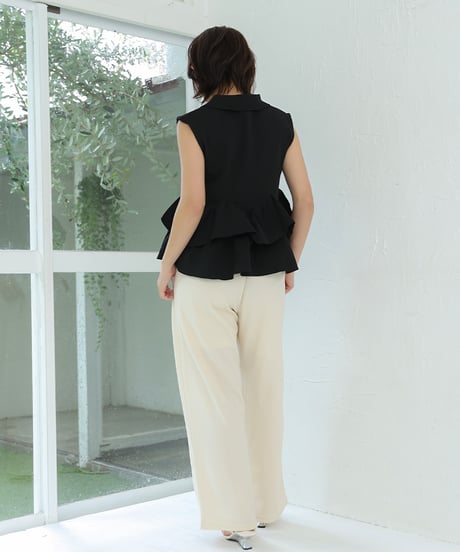 センターラインジョーゼットパンツ