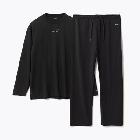 BAKUNE　Dry Men's上下セット（ブラック）