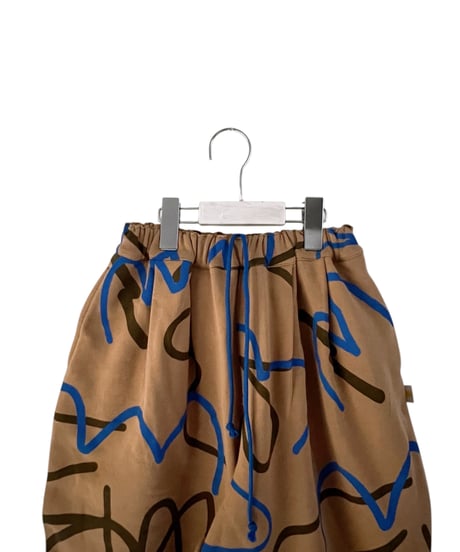 ALL-OVER PATTERED SWEAT PANTS