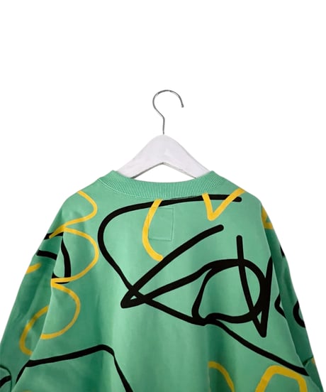 ALL-OVER PATTERED SWEATSHIRT