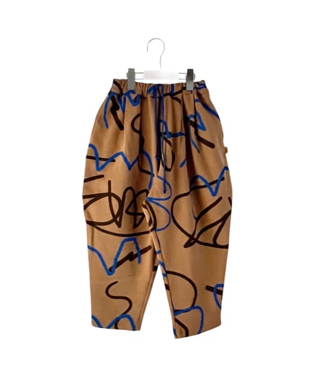 ALL-OVER PATTERED SWEAT PANTS