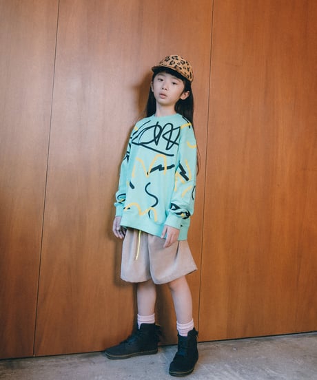 ALL-OVER PATTERED SWEATSHIRT