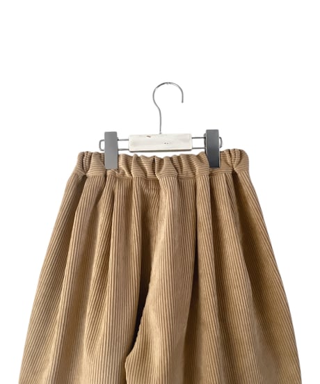 CORDUROY TEPERED PANTS