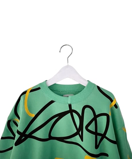 ALL-OVER PATTERED SWEATSHIRT
