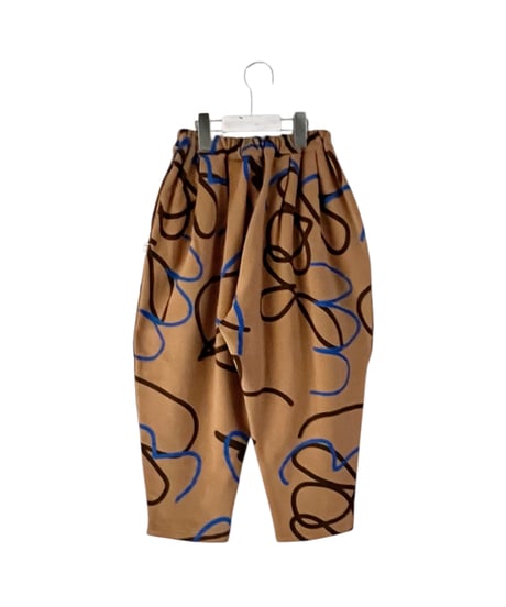ALL-OVER PATTERED SWEAT PANTS