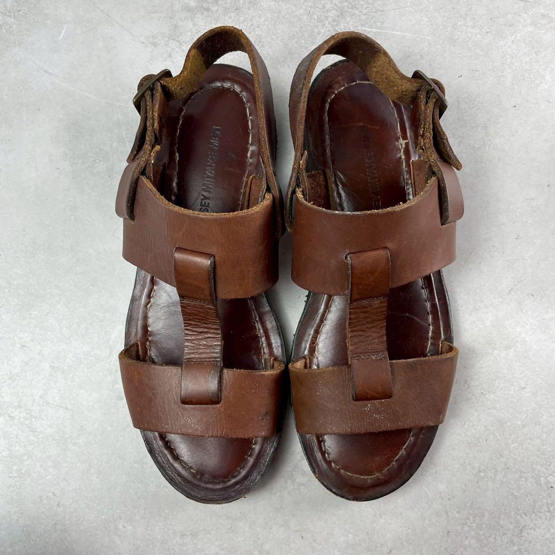 ISSEY MIYAKE MEN Sandals leather brown L | P.C/H