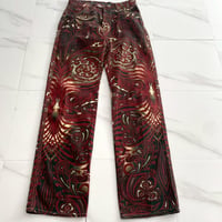 Jean Paul Gaultier denim pants Tribal S