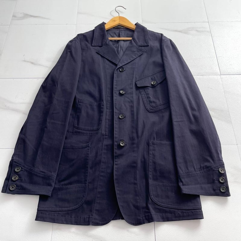 Y's for men tailored jacket cotton Navy | P.C/H
