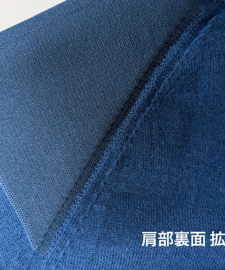 日本製　メリノウール100％ ショルダーガードニットＴ半袖 elalto HIKE（エルアルトハイク）DARK SKY