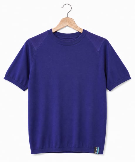 日本製　メリノウール100％ ショルダーガードニットＴ半袖 elalto HIKE（エルアルトハイク）AYAME