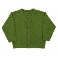 TENDERLOIN MOHAIR-STYLE WOOL CARDIGAN KAHKI