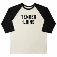 TENDERLOIN 3/4 RAGLAN SLEEVE T-SHIRTS SUMI BLACK