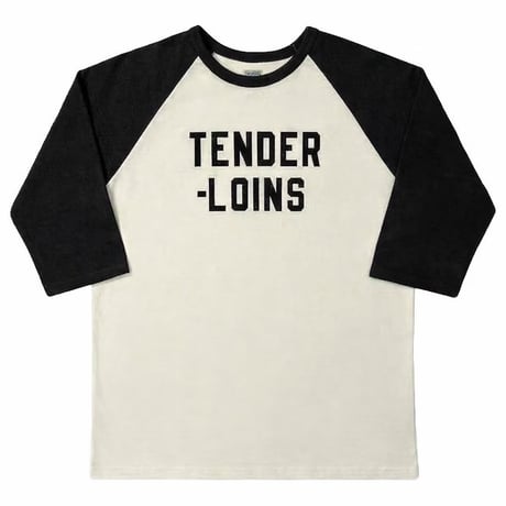 TENDERLOIN 3/4 RAGLAN SLEEVE T-SHIRTS SUMI BLACK