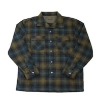 TENDERLOIN OMBRE CHECK SHIRTS GREEN 1