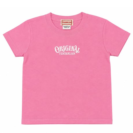 TENDERLOIN WOLF FACTORY COLLABORATION T-SHIRTS 5.6oz PREMIUM COTTON 100% PINK KIDS