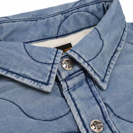 TENDERLOIN QUILTING DENIM SHIRT JACKET