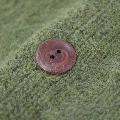 TENDERLOIN MOHAIR-STYLE WOOL CARDIGAN KAHKI