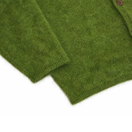 TENDERLOIN MOHAIR-STYLE WOOL CARDIGAN KAHKI