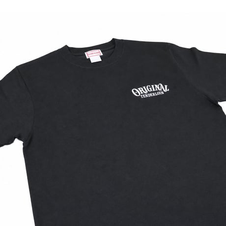 TENDERLOIN WOLF FACTORY COLLABORATION T-SHIRTS 5.6oz PREMIUM COTTON 100% BLACK