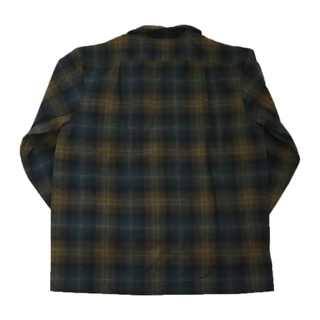 TENDERLOIN OMBRE CHECK SHIRTS GREEN 1