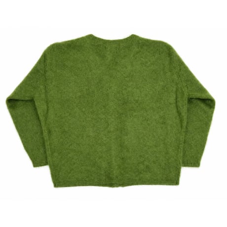 TENDERLOIN MOHAIR-STYLE WOOL CARDIGAN KAHKI