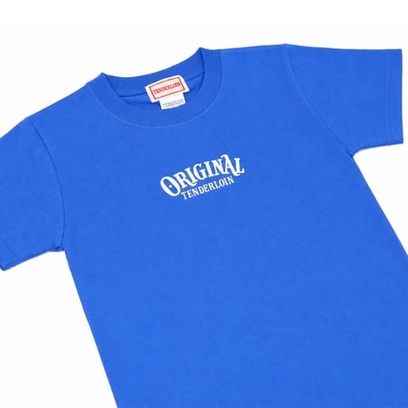 TENDERLOIN WOLF FACTORY COLLABORATION T-SHIRTS 5.6oz PREMIUM COTTON 100% BLUE KIDS