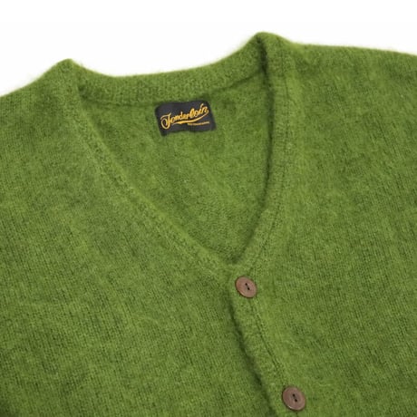 TENDERLOIN MOHAIR-STYLE WOOL CARDIGAN KAHKI
