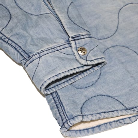 TENDERLOIN QUILTING DENIM SHIRT JACKET
