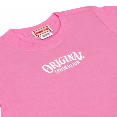 TENDERLOIN WOLF FACTORY COLLABORATION T-SHIRTS 5.6oz PREMIUM COTTON 100% PINK KIDS