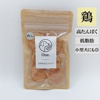 国産鶏むねチップス（プレーン） 15g 無添加 犬用おやつ 【One.】
