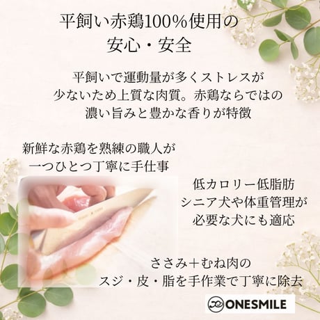 鶏肉ビッツ 70g 無添加 犬用おやつ 【ONESMILE】