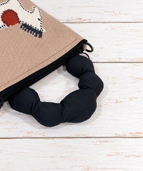 【Account PARIS】 HORSE COZY KNIT BAG【22-4507G】