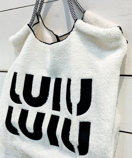 【Account PARIS】 WIN WIN FLUFFY TOTE BAG【22-4358G】  のコピー
