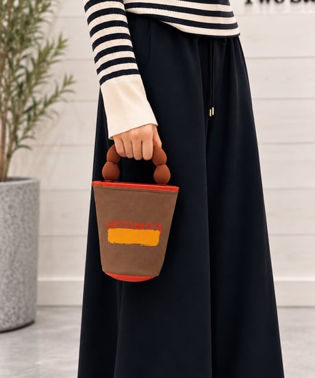 【Account PARIS】 HFRNES COZY KNIT BAG【22-4506G】