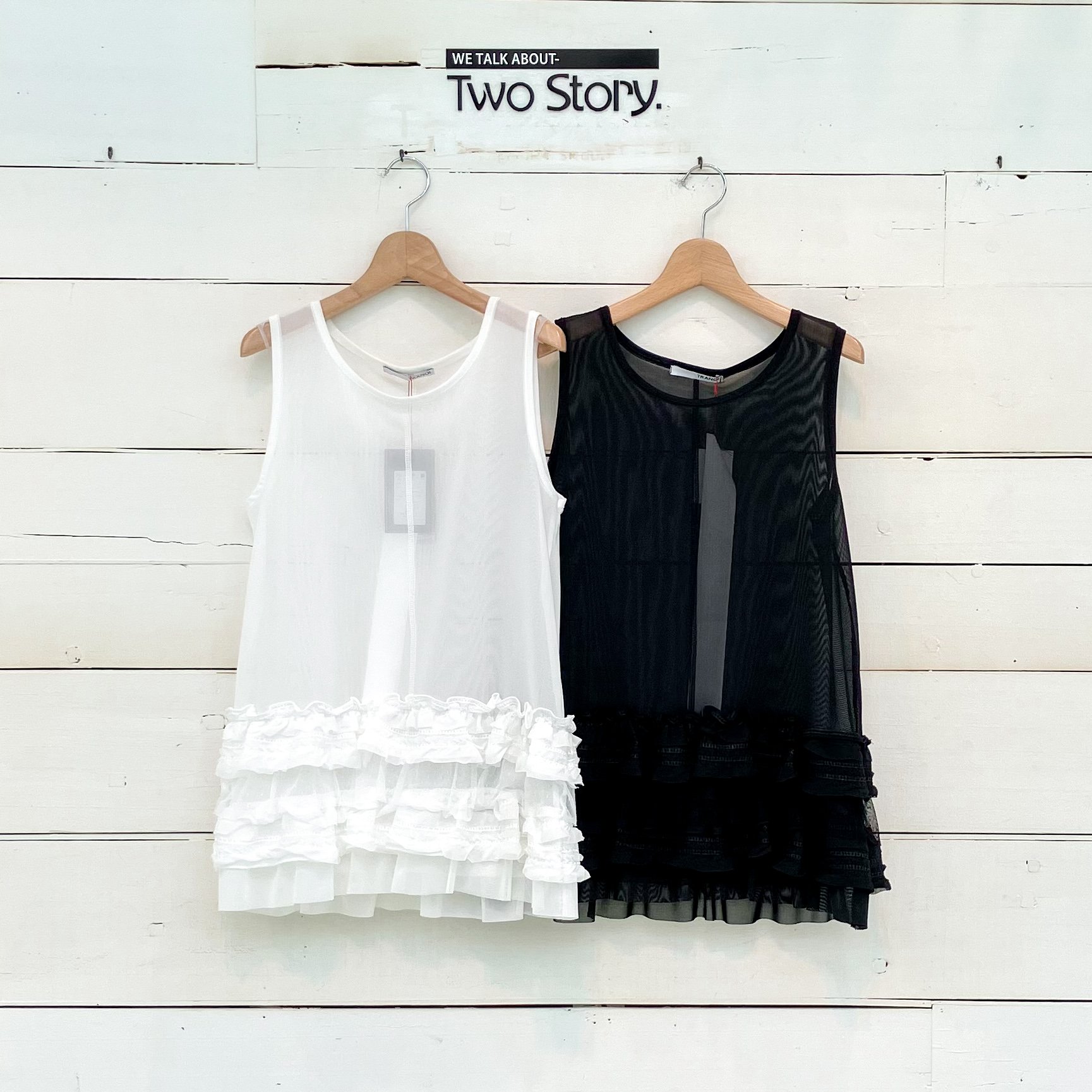 tranoi】メッシュヘムタンクトップ【223R266】 | TwoStory