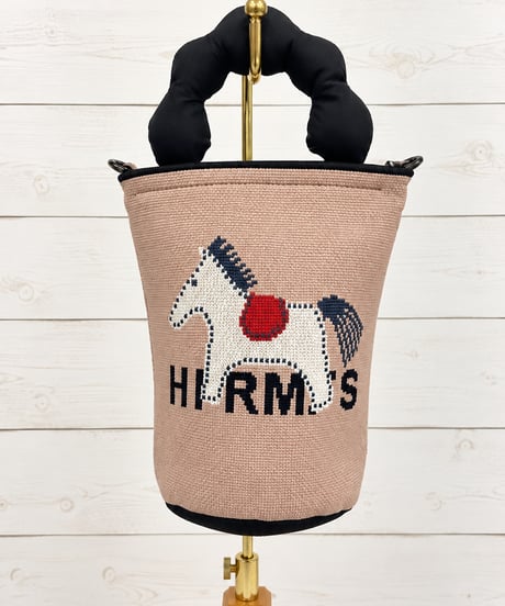 【Account PARIS】 HORSE COZY KNIT BAG【22-4507G】