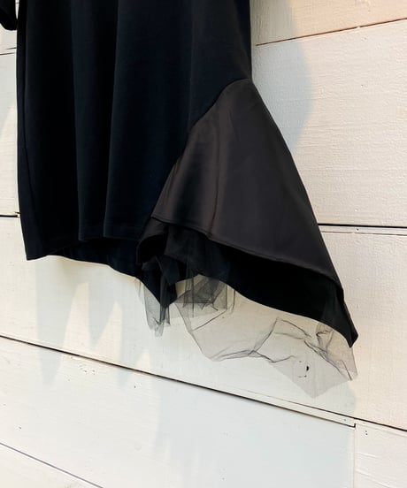 【Account PARIS】  NO5 SCARF-HEM T-SHIRT【22-4406T】
